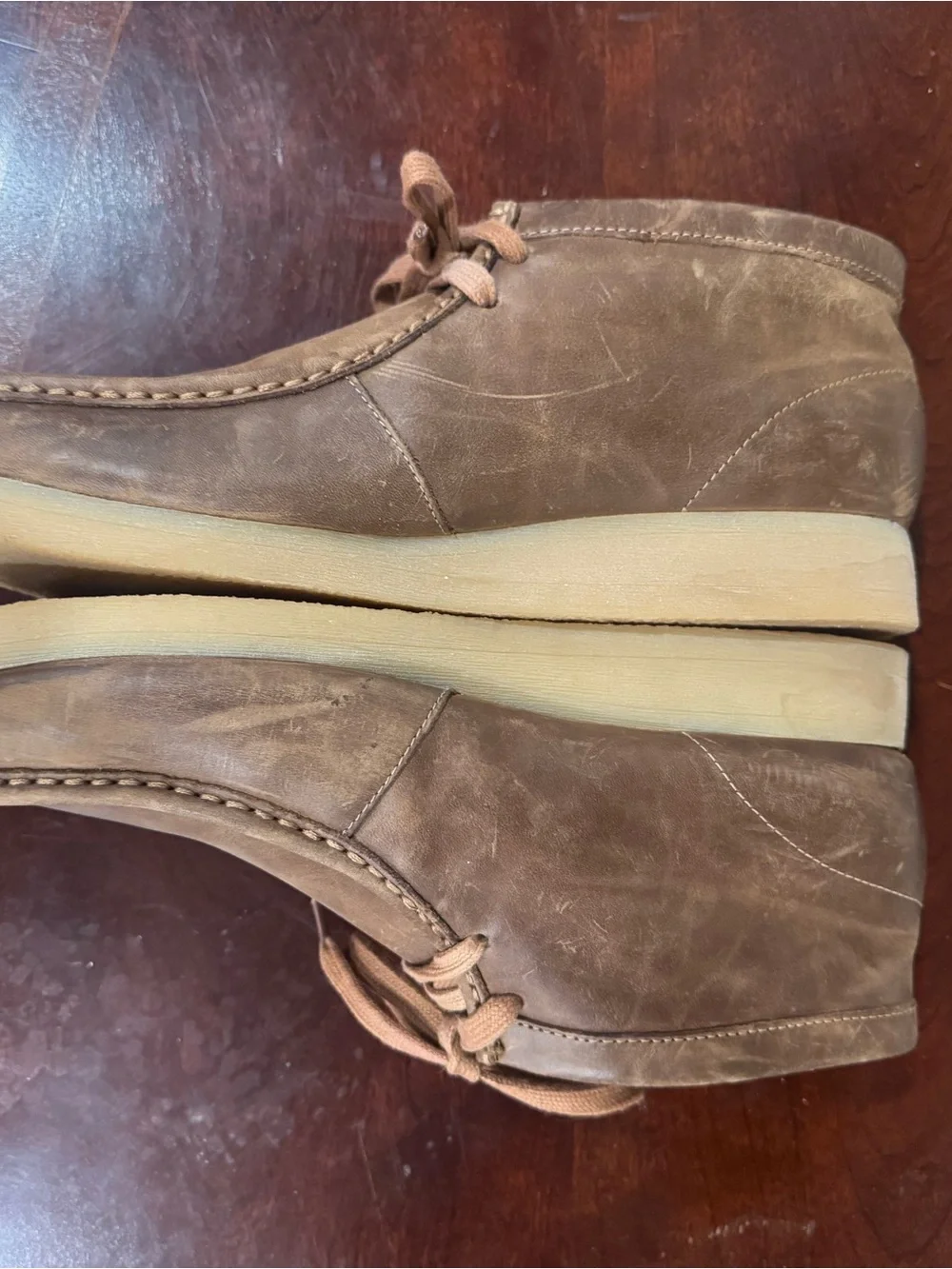 Clarks Stinson Men’s Hi chukka boot in beeswax brown leather Size 12